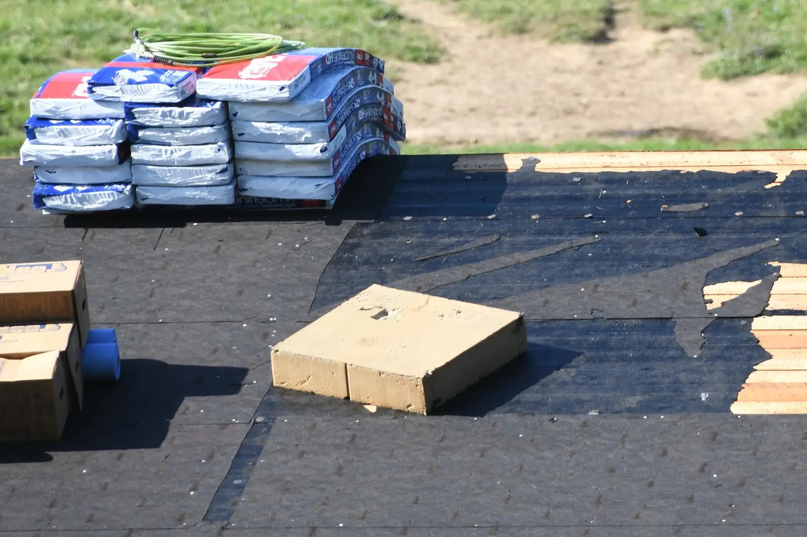 Residential Roof Replacement Claim After Storm Damage on Suburban Home